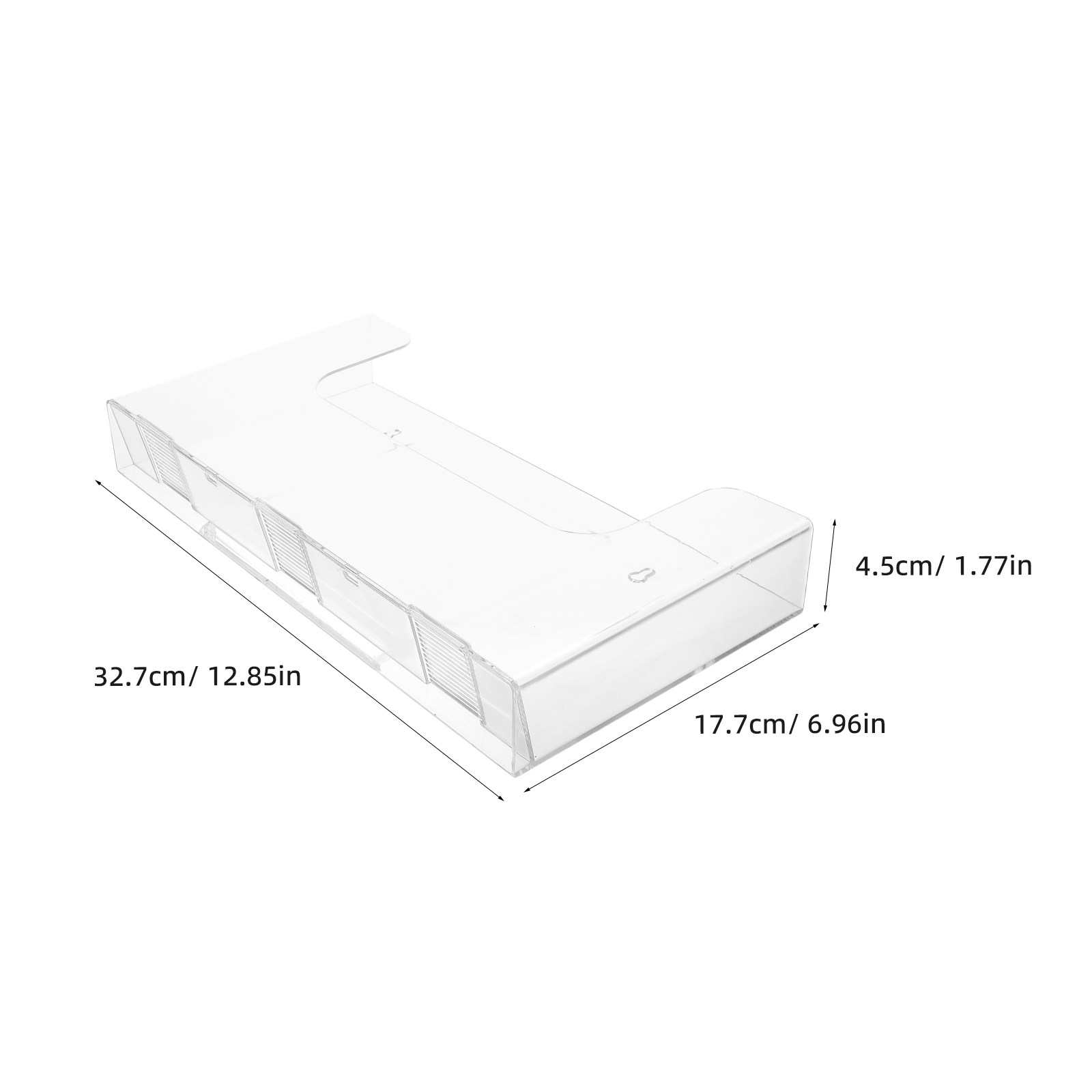2個入り アクリル製 壁掛けファイルホルダー 省スペース 壁 - Magazine Holder Rack のレビューと価格