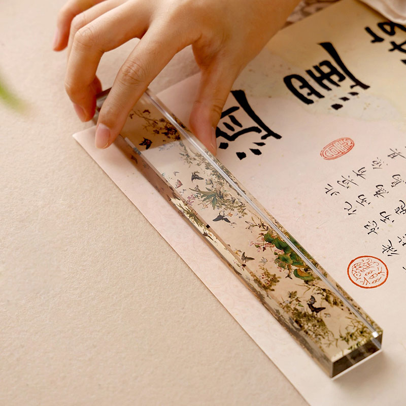 1 個の中国書道用クリスタルガラスペーパーウェイト、頑丈な筆 - Paper Weight Crystal のレビューと価格